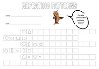 Repeating patterns using shape and colour by alexabennett - UK Teaching