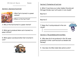 Acid Rain Storyboard by kirstybotham - Teaching Resources - Tes