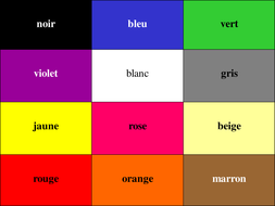 Colours powerpoint | Teaching Resources