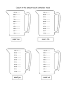 Measuring in ml | Teaching Resources