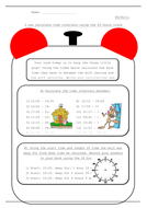 Time intervals | Teaching Resources