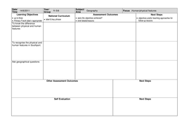 Comparing human and physical features | Teaching Resources