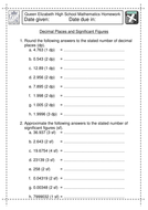 Rounding to Decimal Places and Significant Figures | Teaching Resources