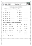 Simplifying and Equivalent Ratio | Teaching Resources
