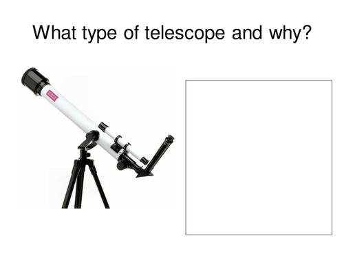 AQA physics astrophysics - telescopes | Teaching Resources