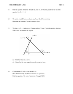 Equation Straight Line Worksheet | Teaching Resources