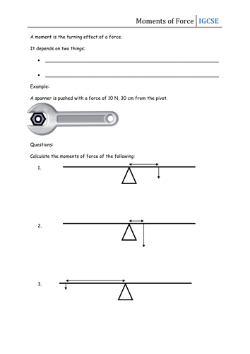 worksheet-moments-of-force-teaching-resources