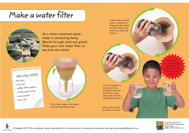 Make a water filter | Teaching Resources