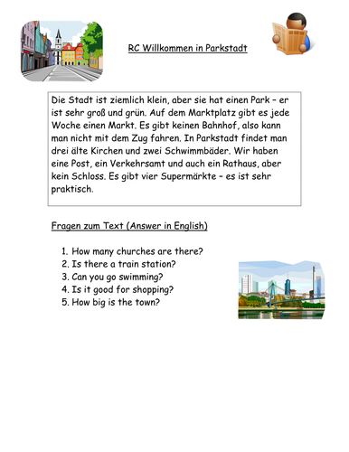 Meine Stadt | Teaching Resources