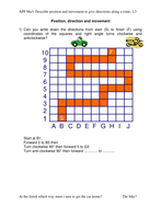 app ma3 level 3 position and movement teaching resources