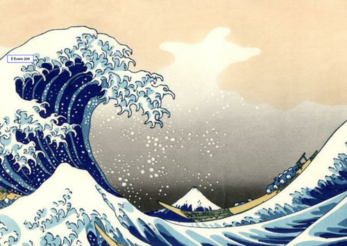 creative writing about a tsunami