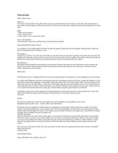 Ice Breakers | Teaching Resources