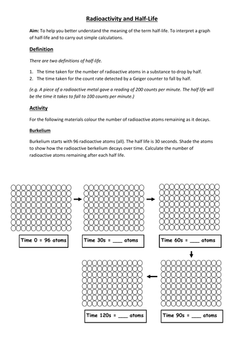 half life | Teaching Resources