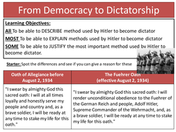 From Democracy to Dictatorship | Teaching Resources