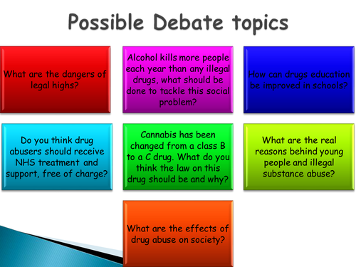 Debate on drugs | Teaching Resources