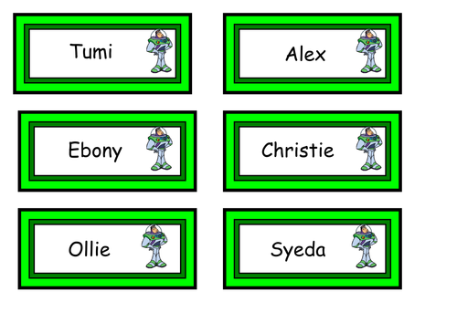 disney name labels teaching resources