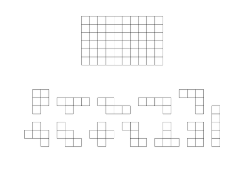 Pentomino puzzles activity | Teaching Resources
