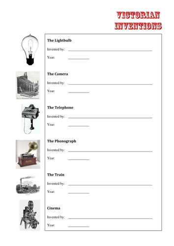 Victorian Pack (Worksheets and Activities) | Teaching Resources