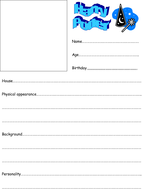 Harry Potter Character Profile | Teaching Resources