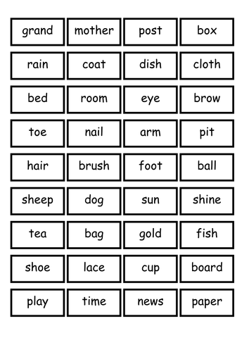 Compound words | Teaching Resources