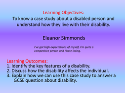 case study about person with disability