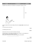 Light and Reflection | Teaching Resources