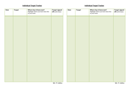 target activity tracker