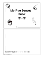 Senses Workbook by lizzie30590 - Teaching Resources - Tes