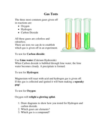 gas tests experiment