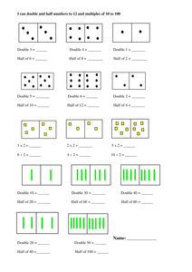 doubling and halving using partitioning by delly07 uk teaching