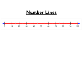 Printable Number Lines by Simon_H - Teaching Resources - Tes