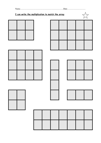 Using arrays to solve multiplication | Teaching Resources