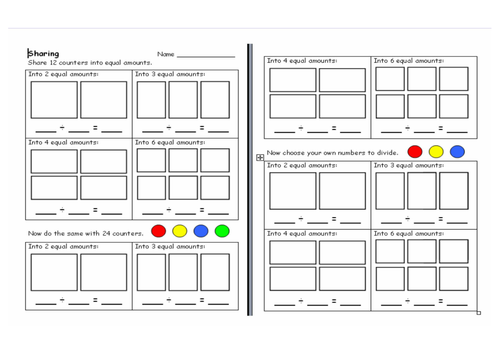 introducing division ks1 by jreadshaw teaching resources tes