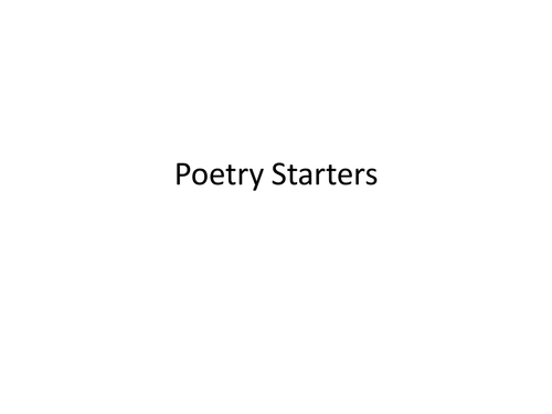 Easy poems to write essays about