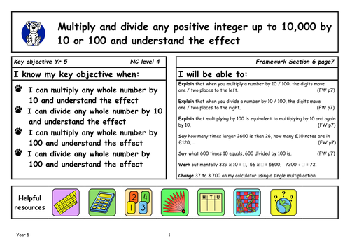 Maths activities for key objectives | Teaching Resources