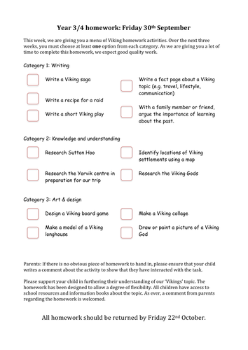 Viking homework ideas year 5 04 picture