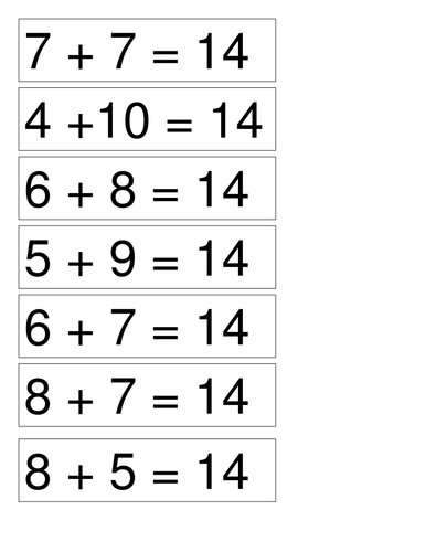 Addition within 20 | Teaching Resources