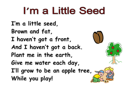 Themed Poems Ks1- Seeds And Plants By Kcoates - Teaching Resources - Tes