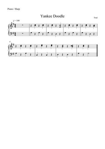 Yankee Doodle Ensemble | Teaching Resources