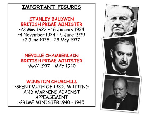 Reasons for appeasement image