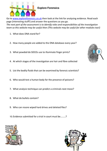 Forensic Science Activity Teaching Resources