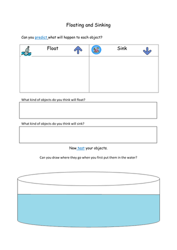 Floating and Sinking | Teaching Resources