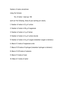 What are mole conversions image