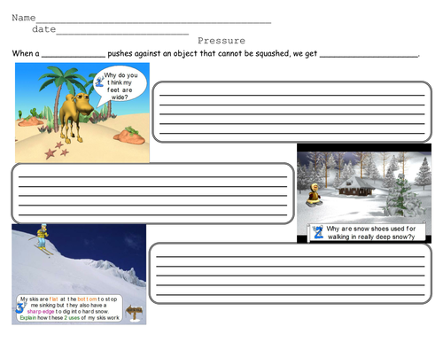 Pressure theory and calculations made fun! by louisemurtha - Teaching