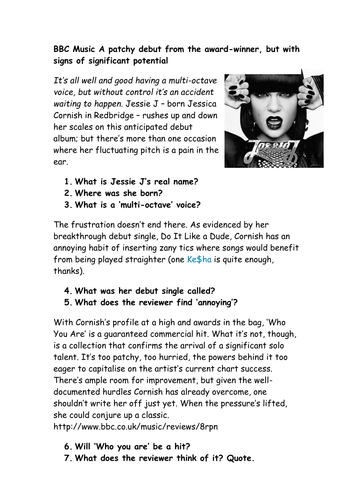 Comprehension | Teaching Resources