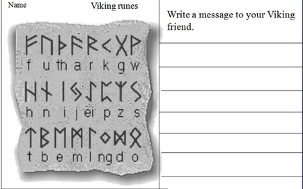 alphabet worksheet viking Runes The by Resources  Teaching pwilloughby3  Vikings, UK