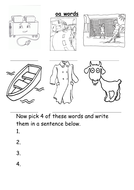 oa words worksheet | Teaching Resources