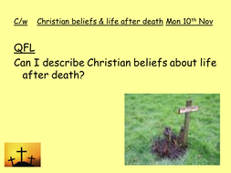 Christianity and life after death lesson  Teaching Resources