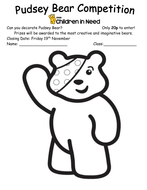 Children In Need Pudsey Bear Poster Competition Teaching