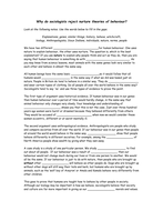 nature nurture essay